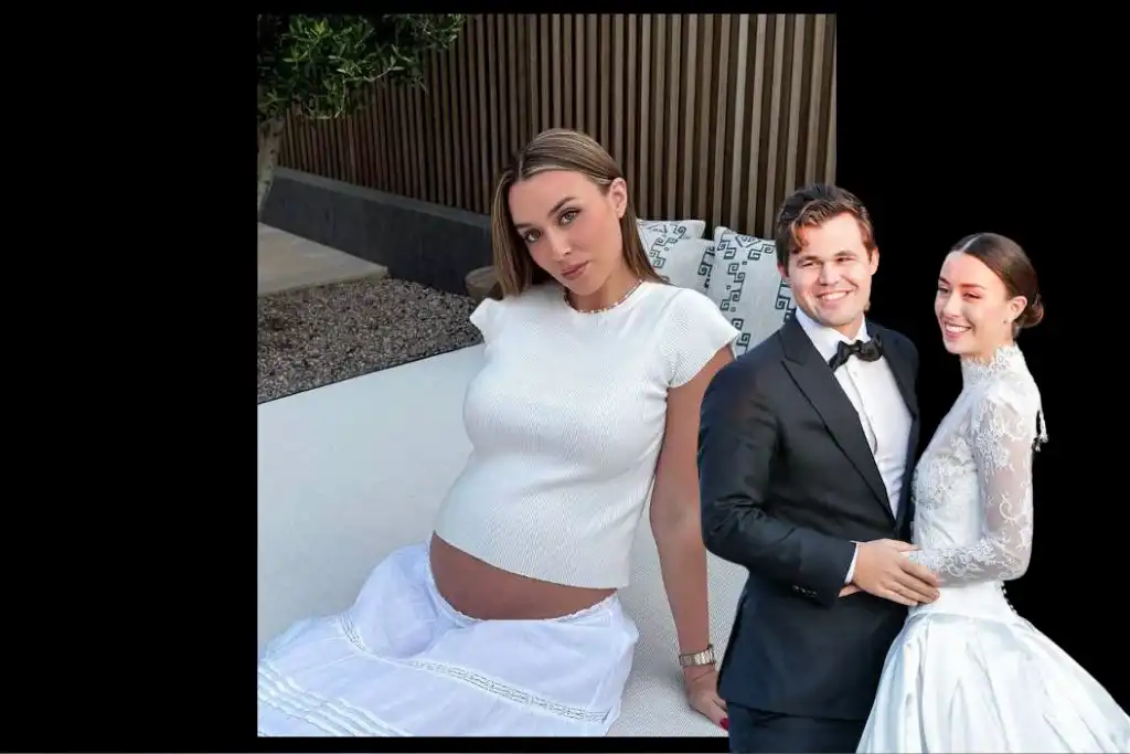 Magnus Carlsen y su esposa Ella Victoria esperan su primer hijo