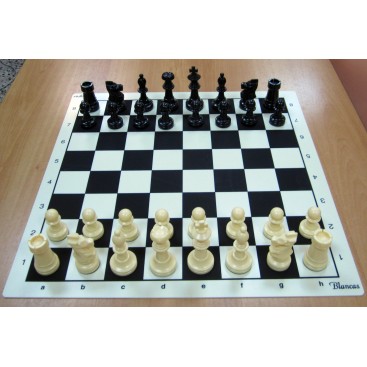 Tablero y Piezas de plástico Staunton reglamentario – Ajedrez 21