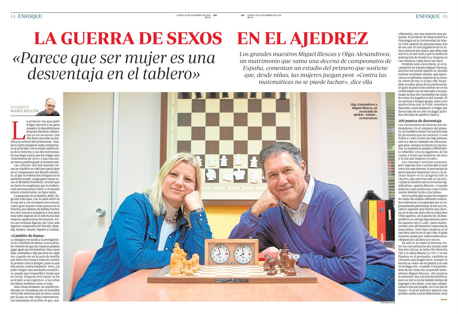 La guerra de sexos en el ajedrez – Ajedrez 21