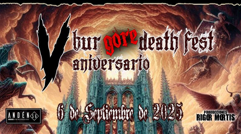 Todo preparado para el Burgore Death Fest, que cumple cinco años